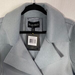 Ellen Tracy Women's Light Gray Trench Coat